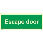 IMO sign4343:Escape door