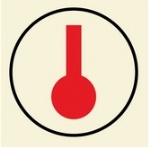 IMO sign6874:Space monitored by heat detectors