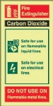 IMO sign6433:Use Co2 fire extinguisher scope