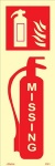 IMO sign6301:Fire extinguisher missing