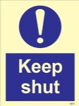 IMO sign5871:Keep shut