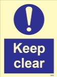 IMO sign5870:Keep clear