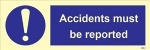 IMO sign5851:Accidents must be reported