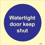 IMO sign5819:Watertight door keep shut
