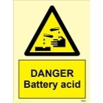 IMO sign7591:Danger battery acid