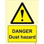 IMO sign7551:Danger dust hazard