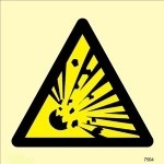 IMO sign7504:Explosive risk