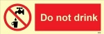 IMO sign8550:Do not drink