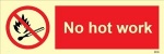IMO sign8539:No hot work