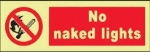 IMO sign8536:No naked lights