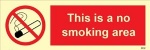 IMO sign8532:This is a no smoking area