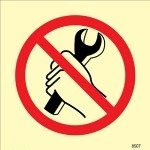 IMO sign8507:Do not service or maintenance